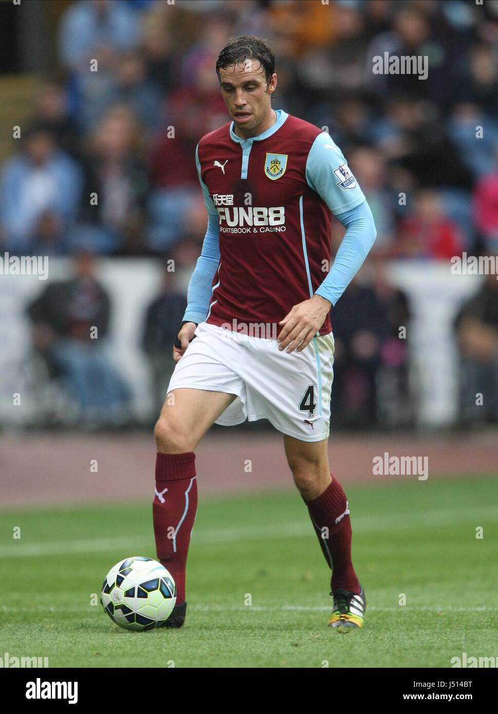 MICHAEL DUFF BURNLEY FC BURNLEY FC TURF MOOR BURNLEY ENGLAND 20. September 2014 Stockfoto