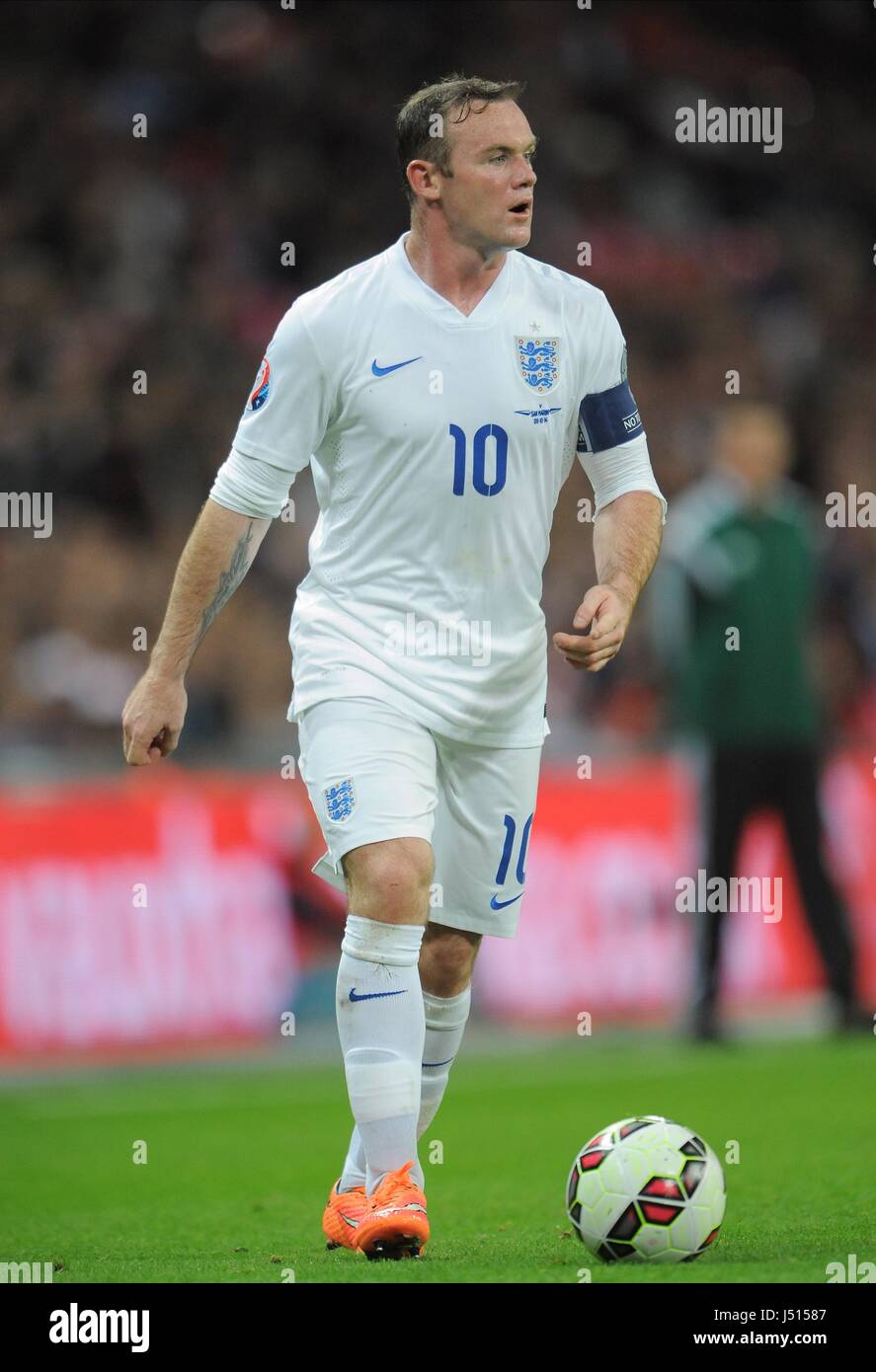 WAYNE ROONEY, England, England V SAN MARINO, European Qualifier GRUPPE E, 2014 Stockfoto