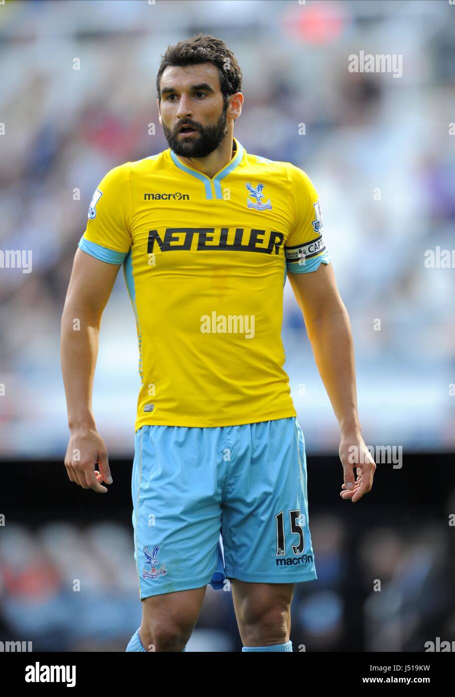 MILE JEDINAK CRYSTAL PALACE FC CRYSTAL PALACE FC St. JAMES PARK NEWCASTLE ENGLAND 30. August 2014 Stockfoto