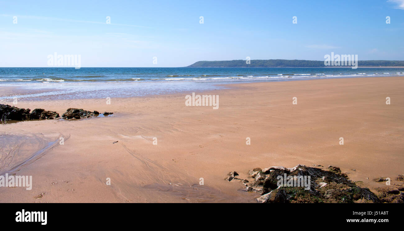 Drei Klippen Bucht, Gower Stockfoto