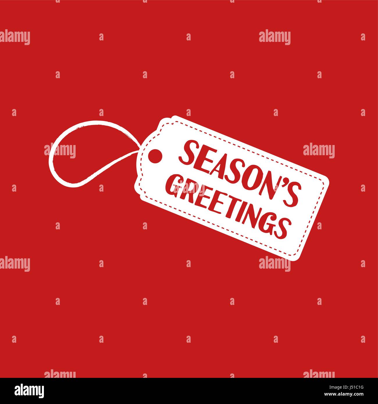 Frohe Weihnachten Zitat auf Urlaub Verkauf Etikett. Kreative rot Typografie Illustration Textgestaltung. EPS10 Vektor. Stock Vektor