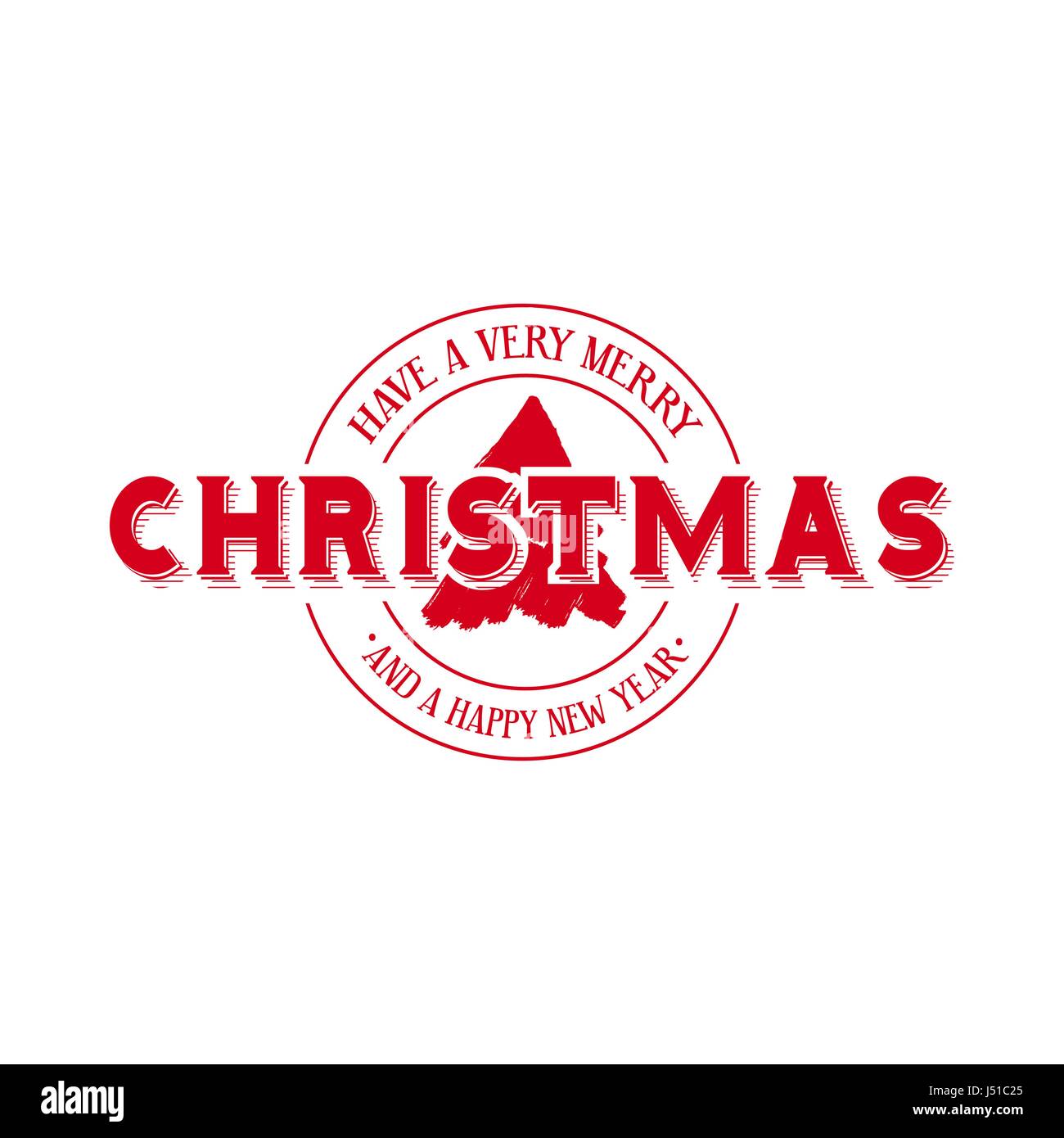 Frohe Weihnachten kalligraphische Zitat Design, Emblem Schrift