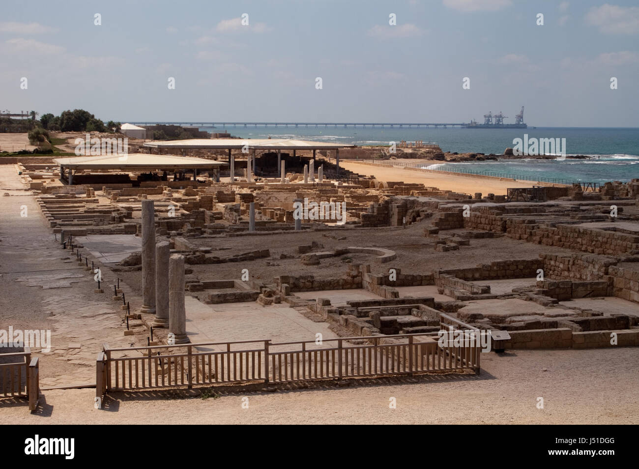 Caesarea Maritima, Israel. Stockfoto