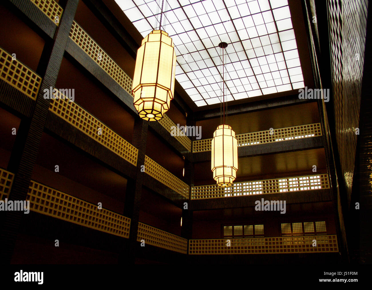 Flow Berlin keramische Fliesen Fliesen-Stil der Bau Architektur Stockfoto