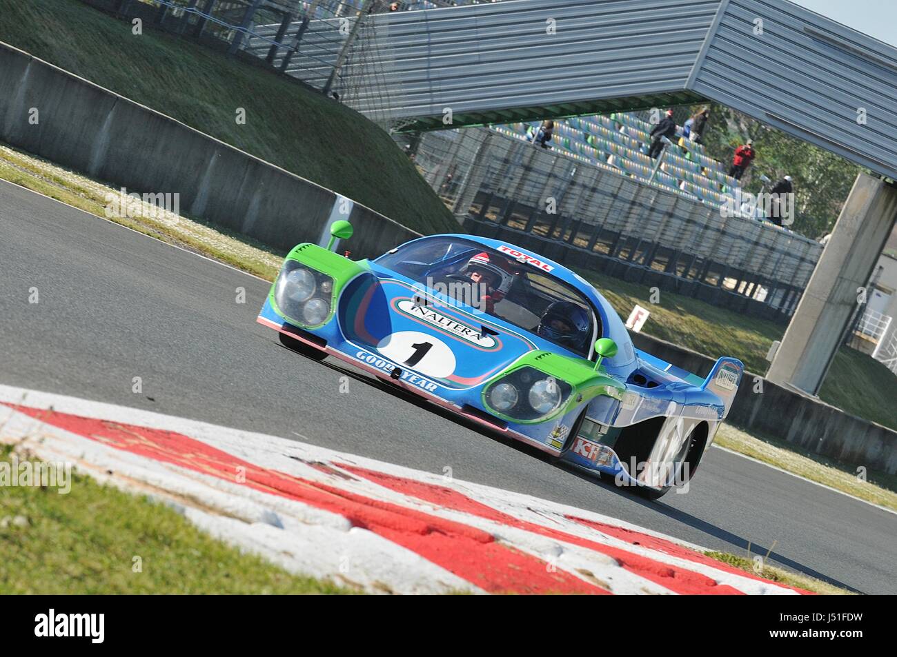 Inaltera Rennwagen während die Classic Days im nie Magny Cours track Stockfoto