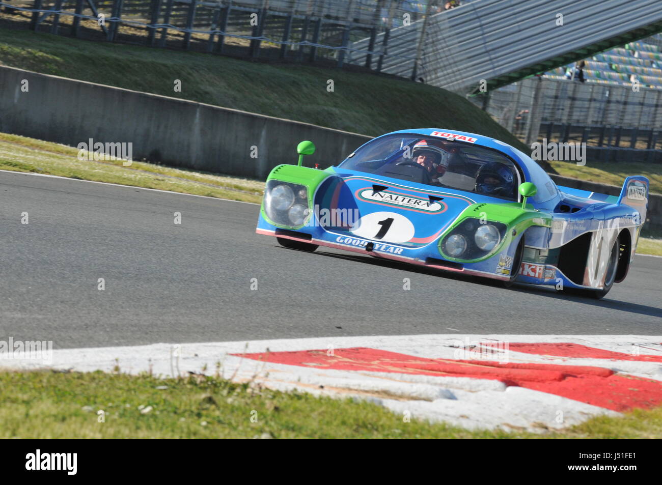 Inaltera Rennwagen während die Classic Days im nie Magny Cours track Stockfoto