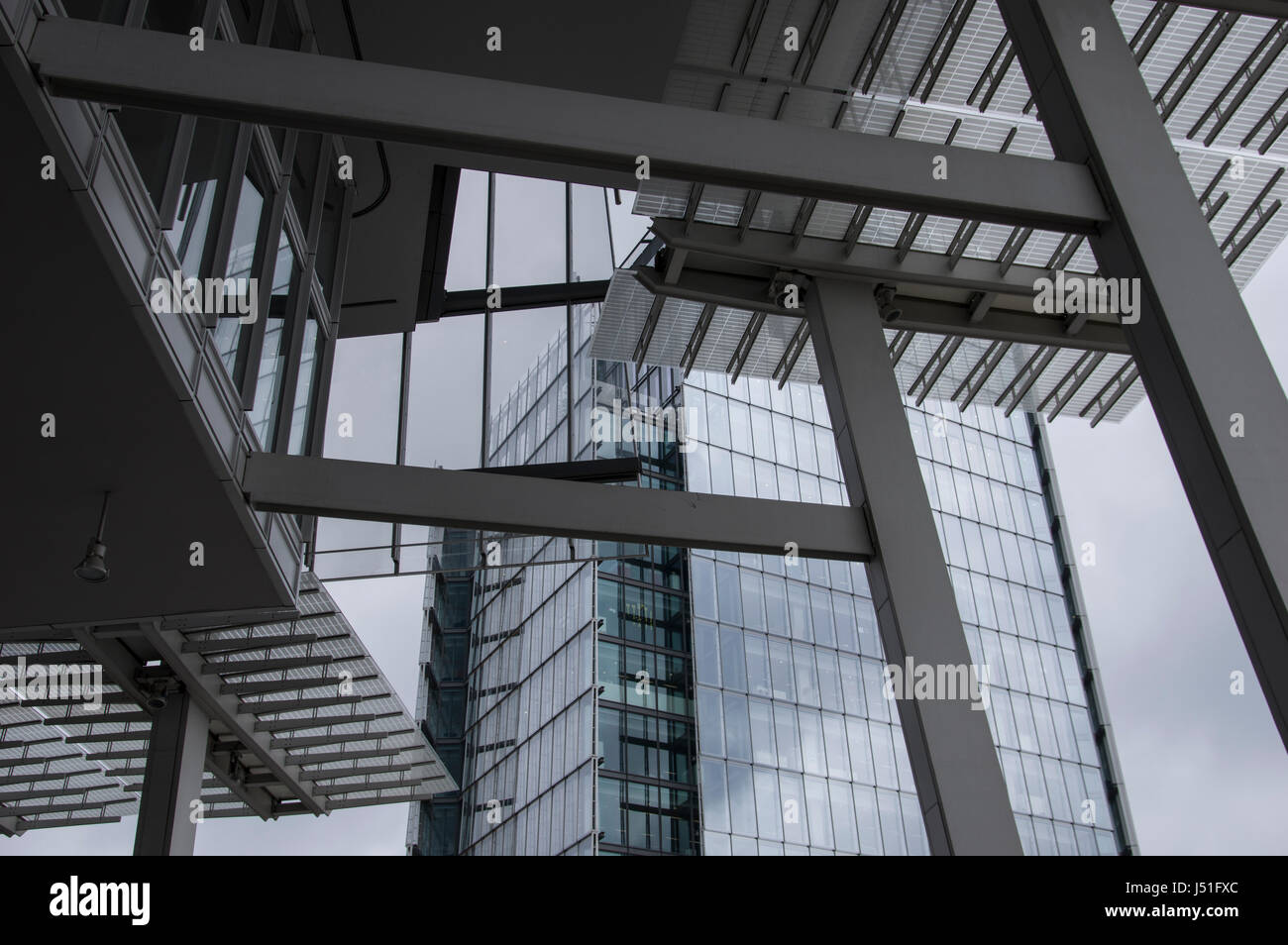 Die Fassade der Shard, höchstes Gebäude der Hauptstadt, seiner Aussichtsplattform ist eine sehr beliebte Touristenattraktion im Zentrum der City of London Stockfoto