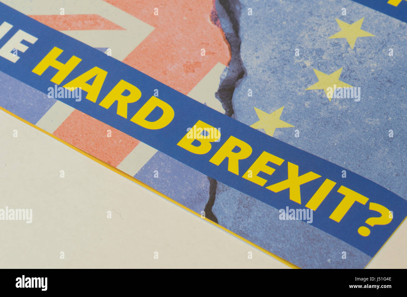 Brexit-Kampagne Stockfoto