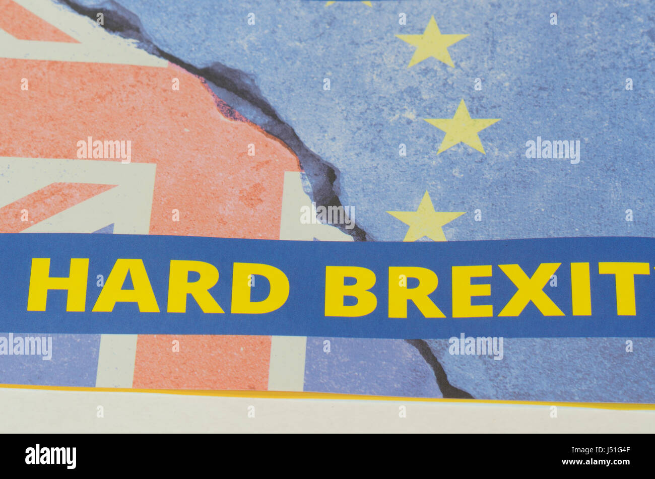 Brexit-Kampagne Stockfoto