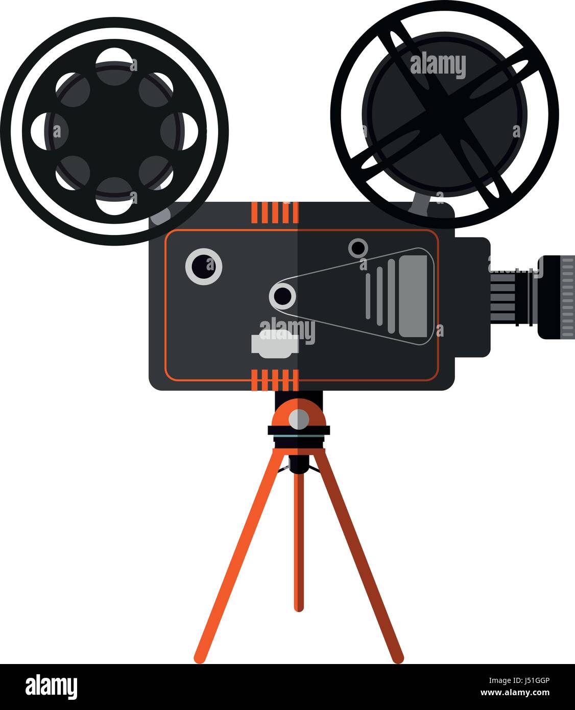 Film Projektor Symbolbild Stock Vektor