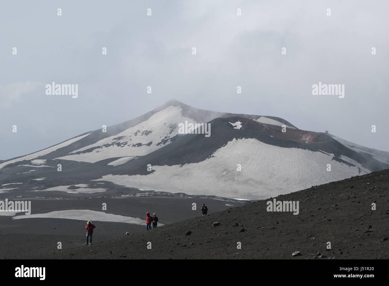 Atna In Sizilien Insel Ist Der Hochste Aktive Vulkan In Europa