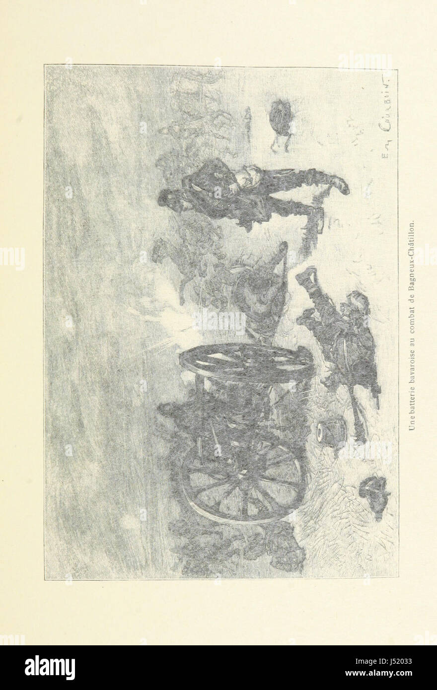 Journal d ' un Lycéen de 14 Ans Anhänger le Siège de Paris, 1870-1871... Ouvrage Illustré de 20 Gravuren... par Eug. Charlers, et d ' une Carte, etc. Stockfoto