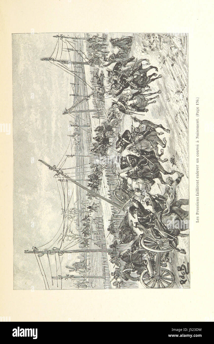 La Retraite Infernale, Armée De La Loire, 1870-1871... Ouvrage Illustré de 26 Gravuren... par Quesnay de Beaurepaire, et d ' une Carte, etc. Stockfoto