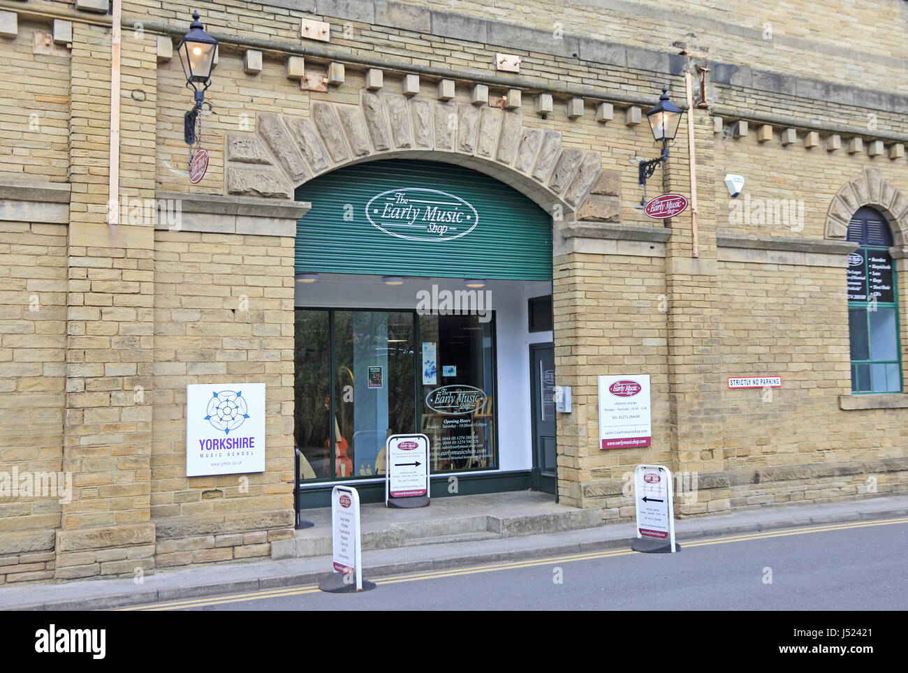 Early Music Shop, Salts Mill, Saltaire, Bradford Stockfoto