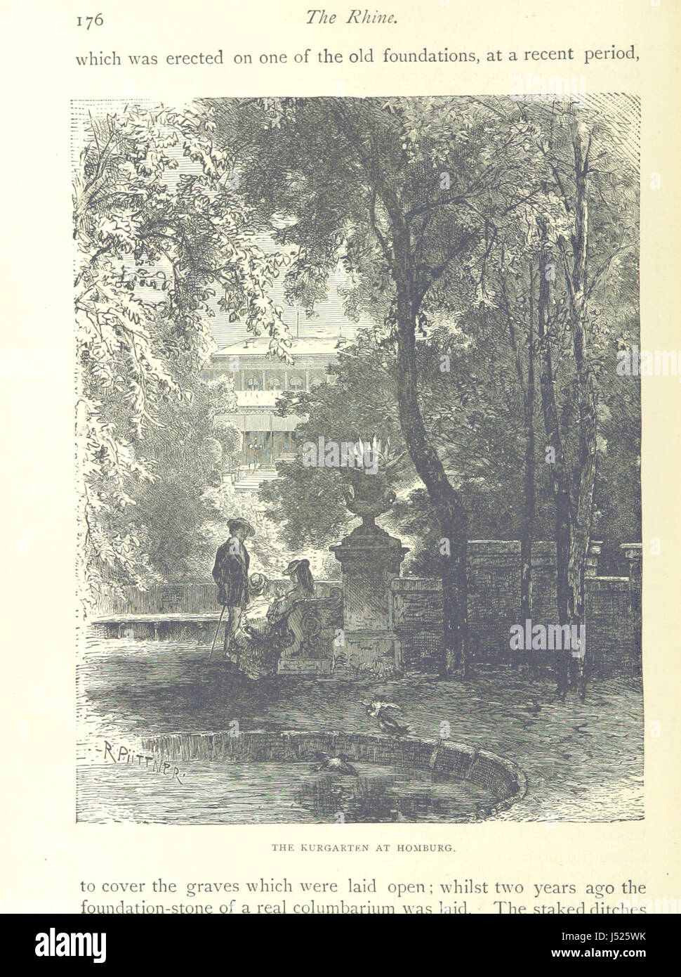 Bild entnommen Seite 192 von "der Rhein von der Quelle bis zum Meer. Aus der deutschen [von Carl Stieler, H. Wachenhausen und F. W. Hackländer] übersetzt von G. C. T. Bartley... Mit... Illustrationen. Neue und überarbeitete Auflage " Stockfoto