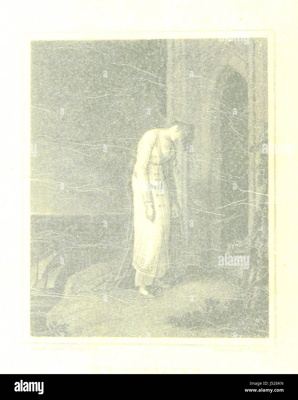 Dies bezieht sich auf eine vollständige Sammlung von Lord Byrons Werken, die von A.-P. ins Französische übersetzt wurde Und E.-D. S., mit einem Essay über Byrons Genie und Charakter. Es war Teil einer überarbeiteten Ausgabe, illustriert mit Vignetten und enthält ein Porträt von Byron. Stockfoto