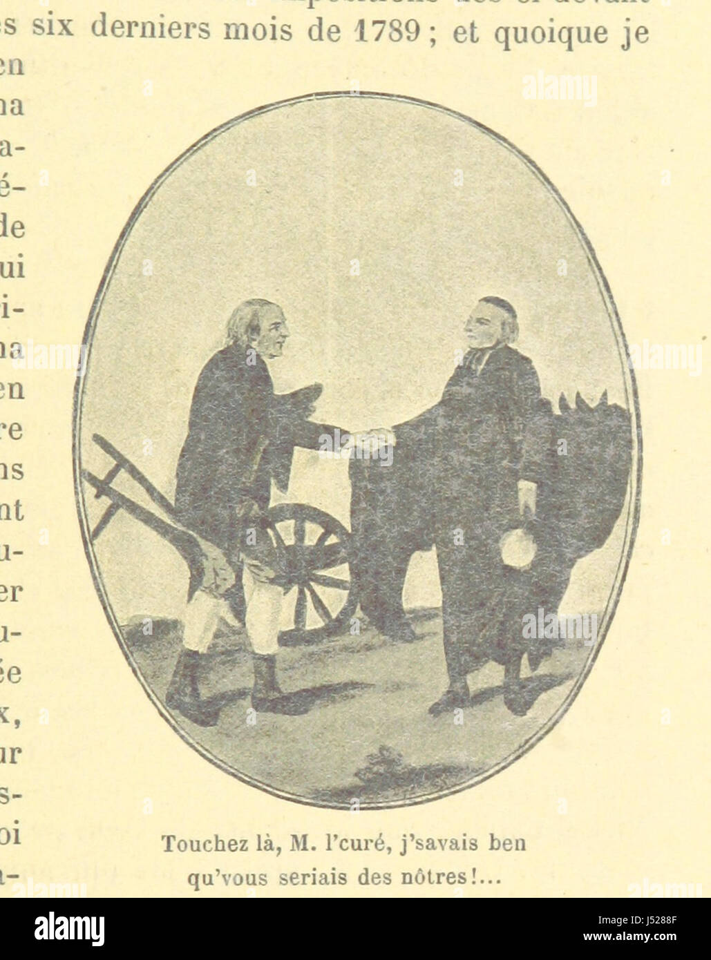 Dieses Dokument oder Werk beschäftigt sich mit der Beziehung zwischen König Ludwig XVI. Von Frankreich und der Französischen Revolution. Er analysiert seine Rolle während der revolutionären Periode und die historischen Ereignisse, die seine Herrschaft umgaben. Stockfoto