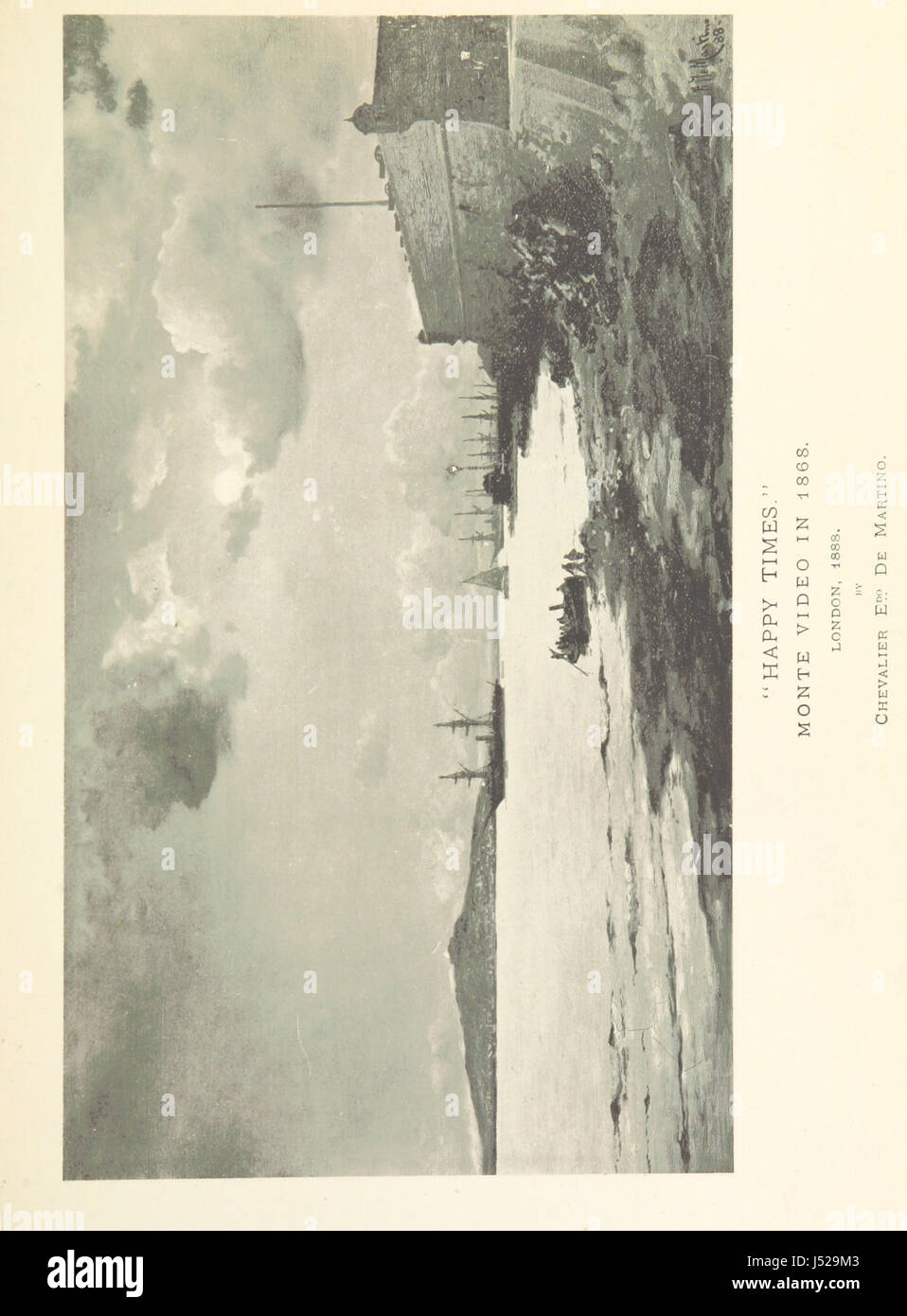 Diese Publikation beschreibt die Teilnahme der Republik Uruguay an der Pariser Ausstellung 1888-1889 mit Karten und statistischen Daten, die die Besonderheiten des Landes hervorheben. Stockfoto