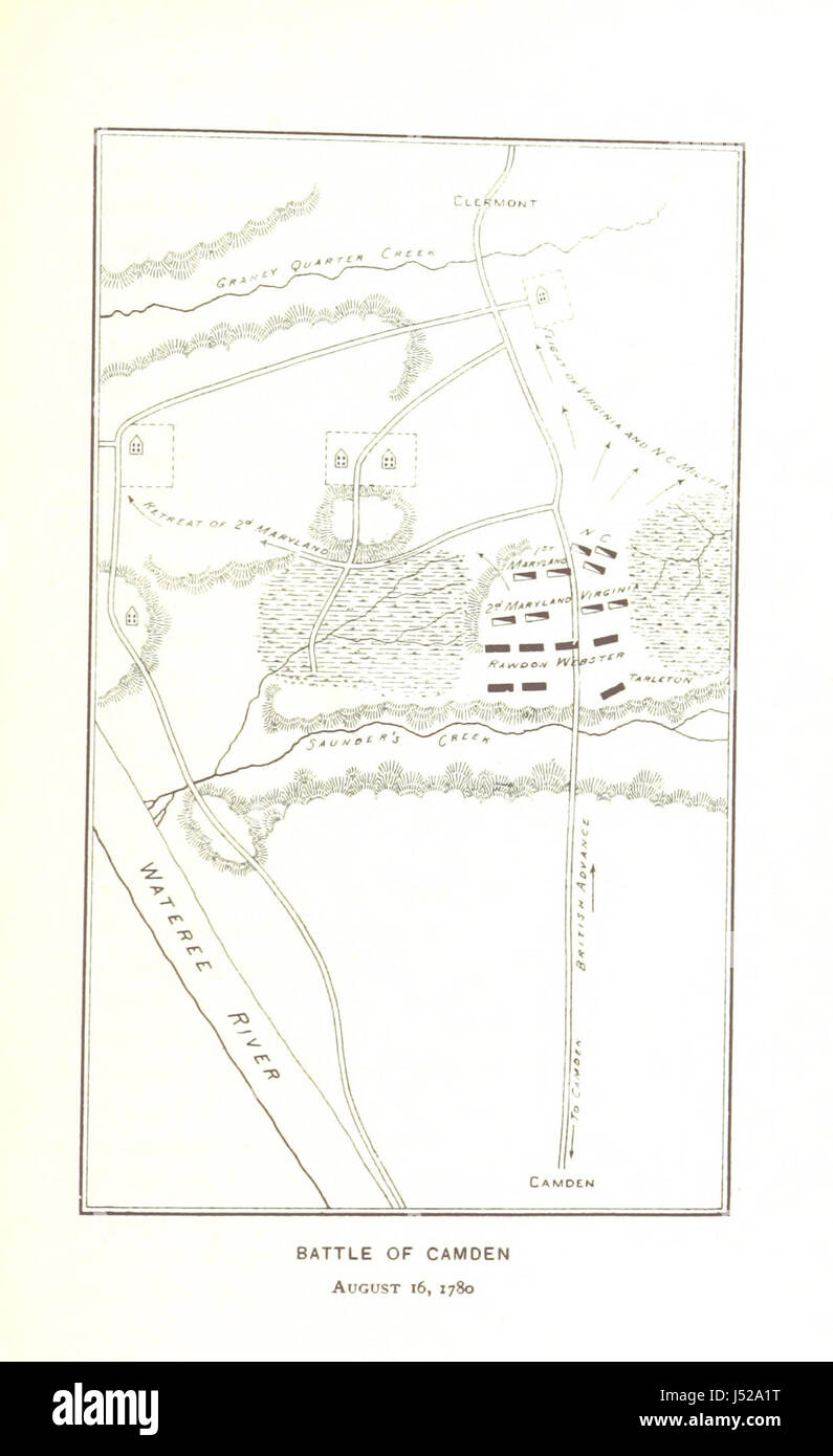 Die amerikanische Revolution Stockfoto