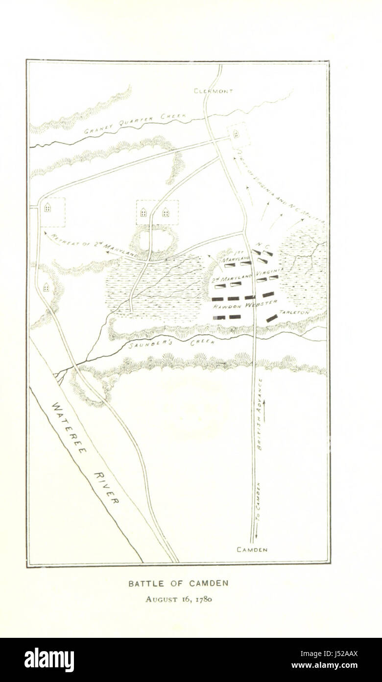 Die amerikanische Revolution Stockfoto
