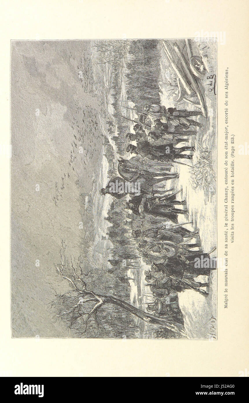 La Retraite infernale, ArmÃ de la Loire, 1870-1871, ist ein historisches Werk, das den Rückzug der französischen Armee während des Deutsch-Französischen Krieges veranschaulicht. Das Buch enthält Gravuren und eine Karte, die die Ereignisse des Retreats und seine Auswirkungen auf Frankreich beschreibt. Stockfoto