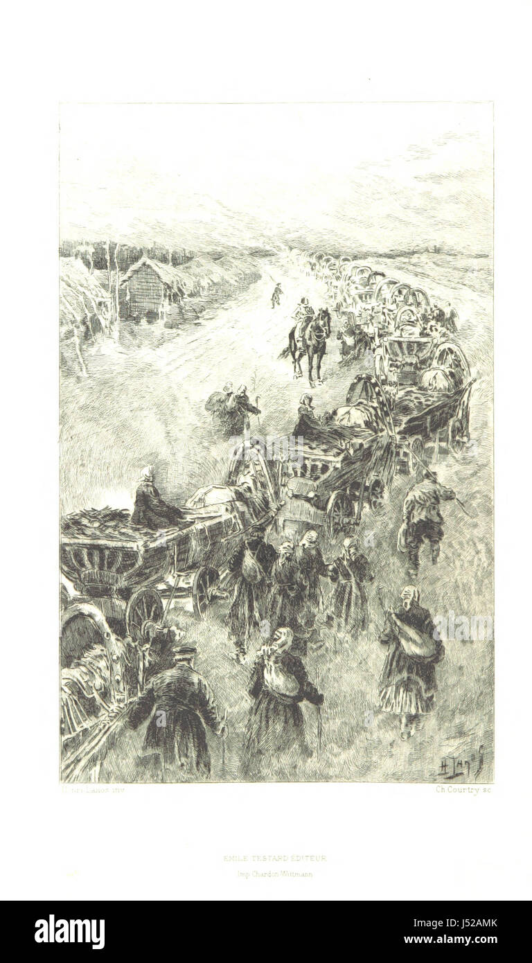 Bild von Seite 10 von "La Russie. Impressionen, Porträts, Paysages. Illustrationen de H. Lanos Stockfoto