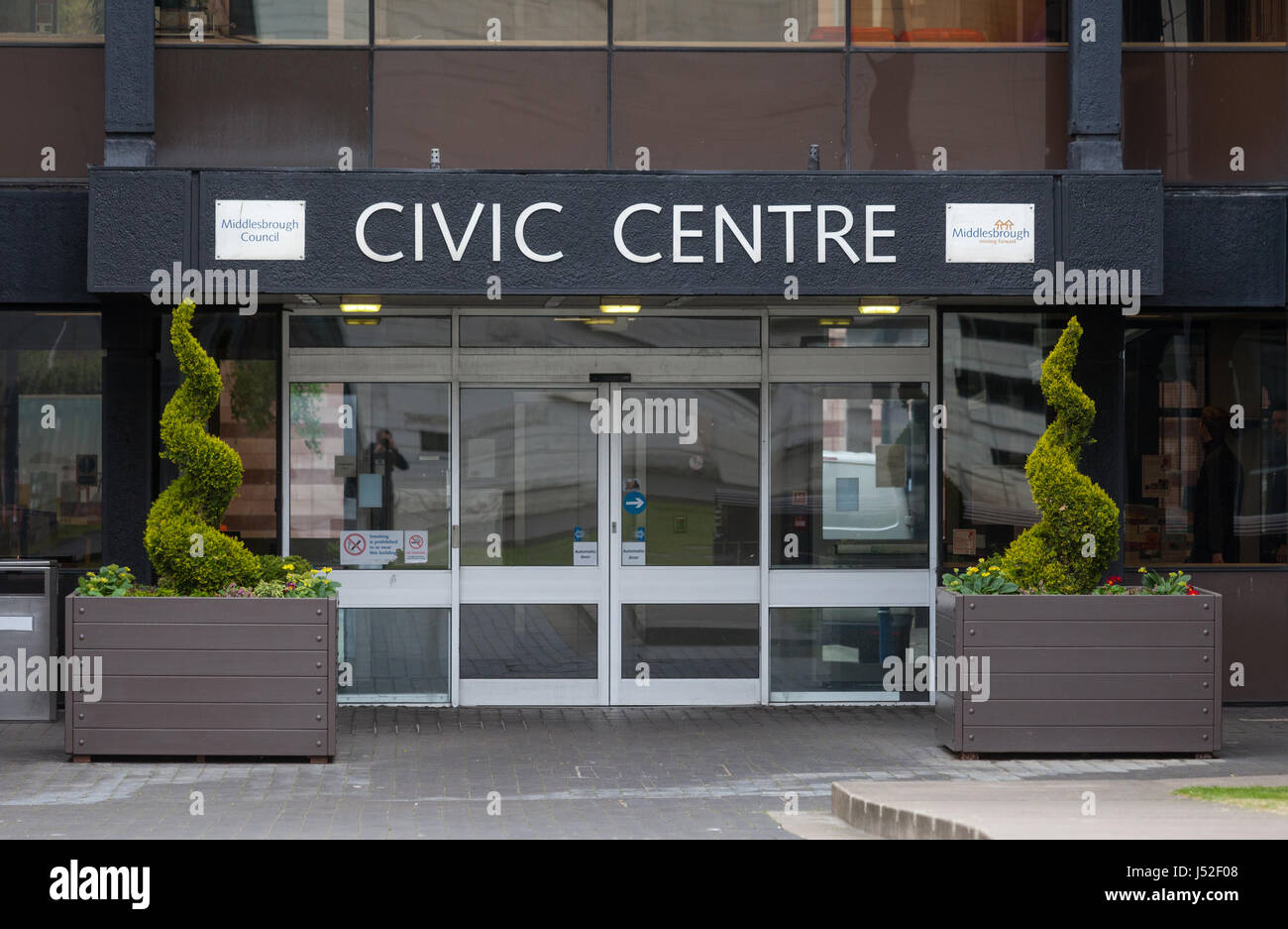Middlesbrough Rates Civic Centre Stockfoto