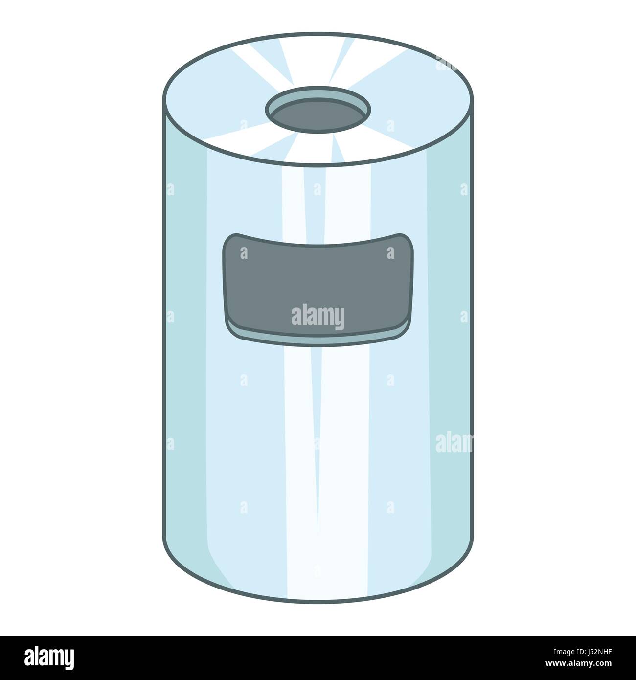 Papierkorb-Symbol. Cartoon Illustration der Papierkorb kann Vektor Icon für web Stock Vektor