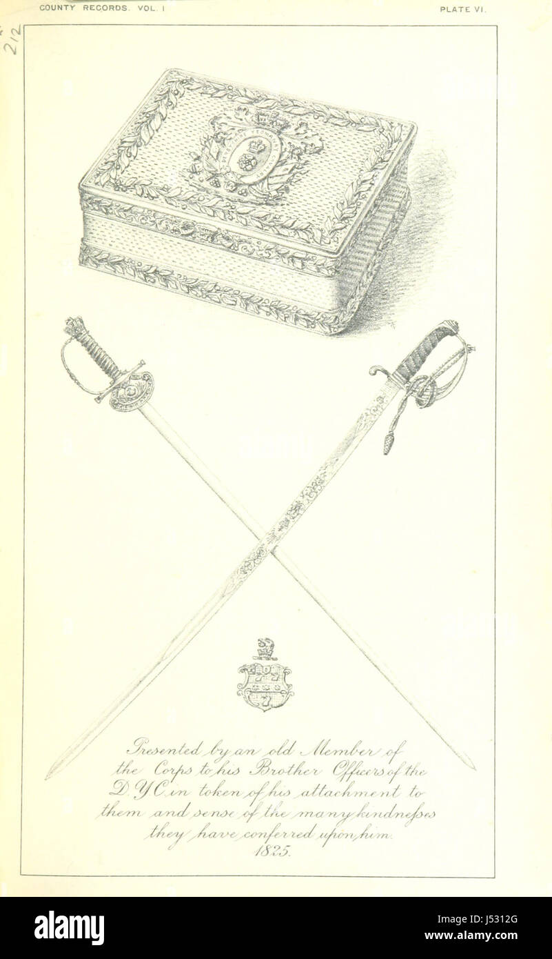 Drei Jahrhunderte von Derbyshire Annalen, wie durch die Datensätze der Viertel Sitzungen von der Grafschaft von Derby von Queen Elizabeth, Queen Victoria Stockfoto