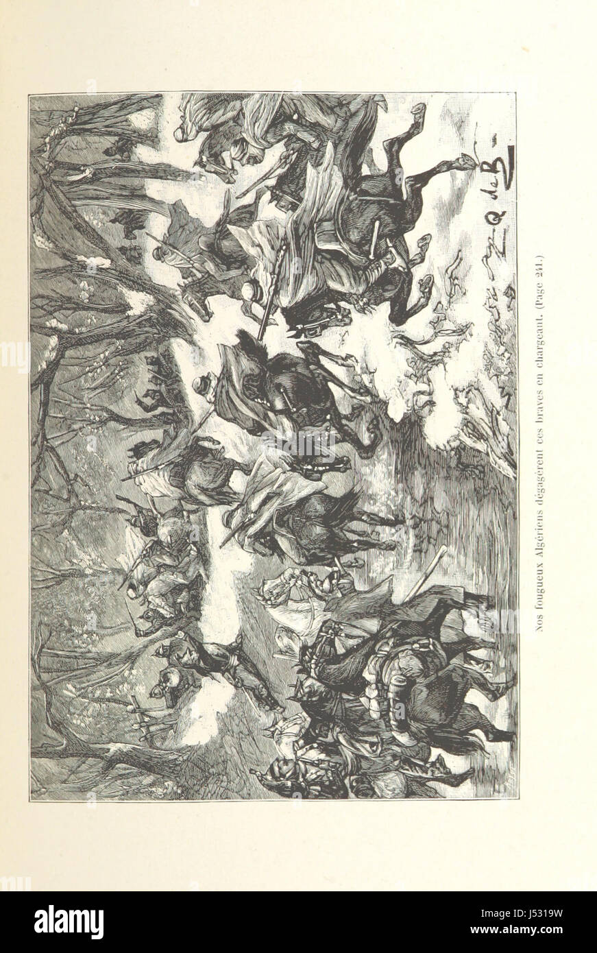 Buch mit dem Titel „La Retraite Infernale, Armée de la Loire, 1870-1871“, ein illustriertes Werk mit 26 Stichen, das den Rückzug der Loire-Armee während des Deutsch-Französischen Krieges beschreibt. Stockfoto