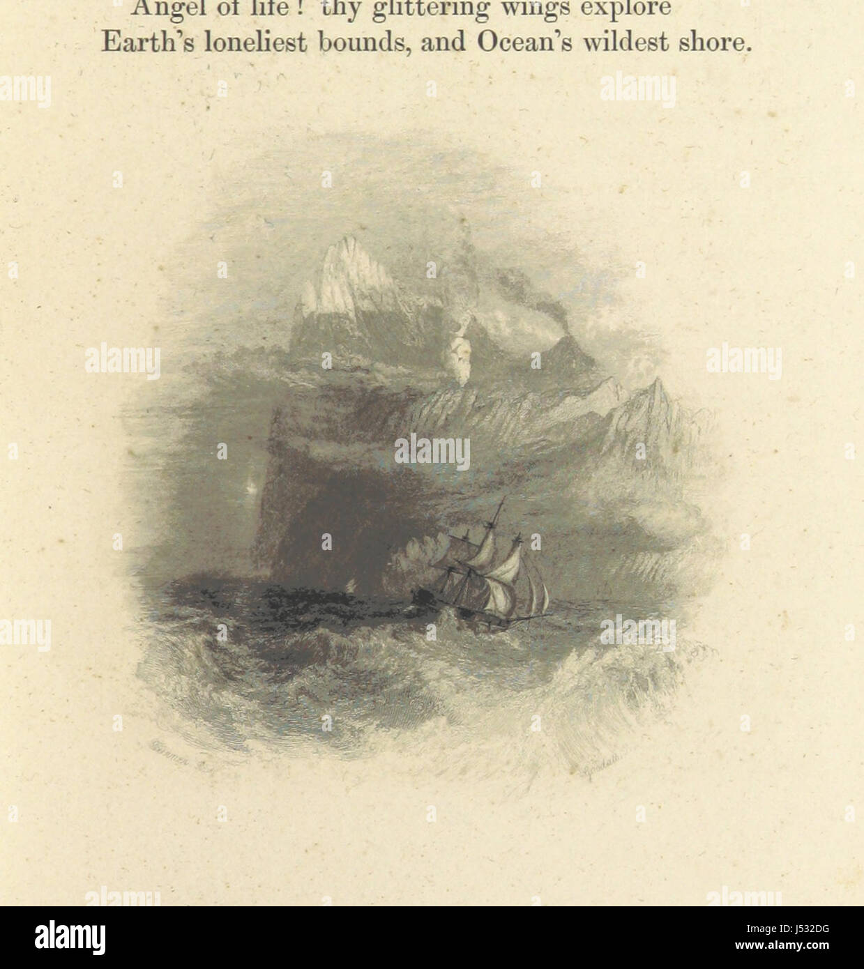 Die poetischen Werke von Thomas Campbell. [Mit einem Porträt und Vignetten nach Entwürfen von J. M. W. Turner.] Stockfoto