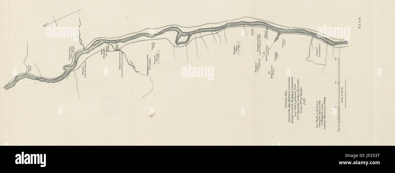 Die Geschichte von Kanada Stockfoto