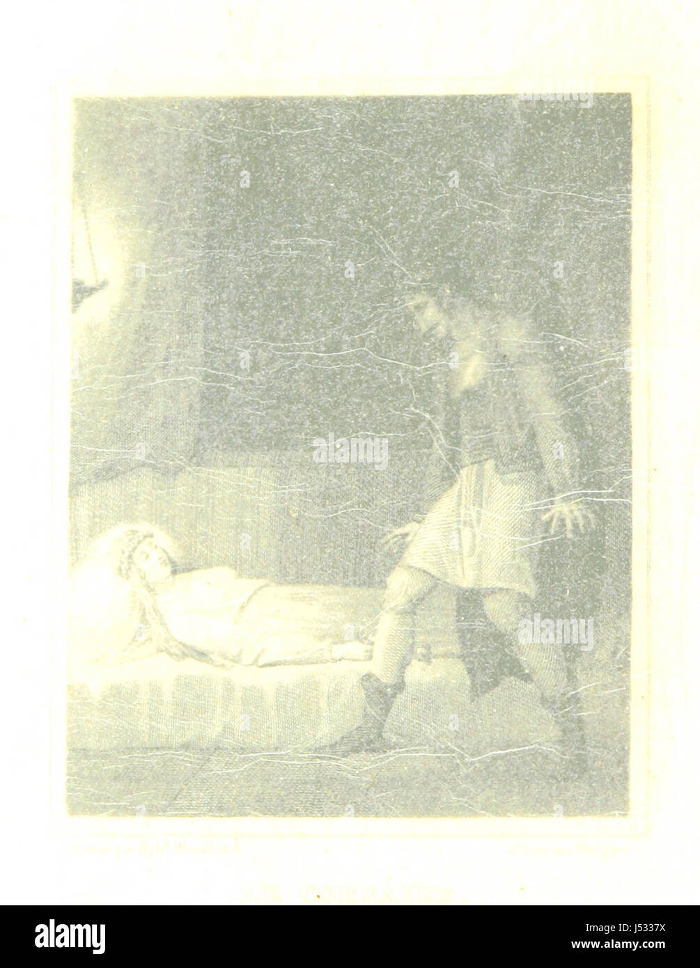 [Œuvres Thesen de Lord Byron, Traduites de l ' Anglais Par MM. A.-P. et E.-D. S. [d. h. Amédée Pichot und Eusèbe de Salle]; Troisième Édition Entièrement Revue et Corrigée. (Essai Sur le Génie et le Caractère de Lord Byron, par A. P... t [d. h. A. Pichot]; Précédé d ' une Préliminaire bemerken, par M. Charles Nodier. Extraits De La Quatrième Édition des Œuvres Thesen de Lord Byron-sechs Bände in-8˚, Ornés de Vignetten. [Mit einem Essay "Sur la Mort de Lord Byron" und eine Übersetzung von seinem "Himmel und Erde."]) [Mit einem Porträt.]] Stockfoto