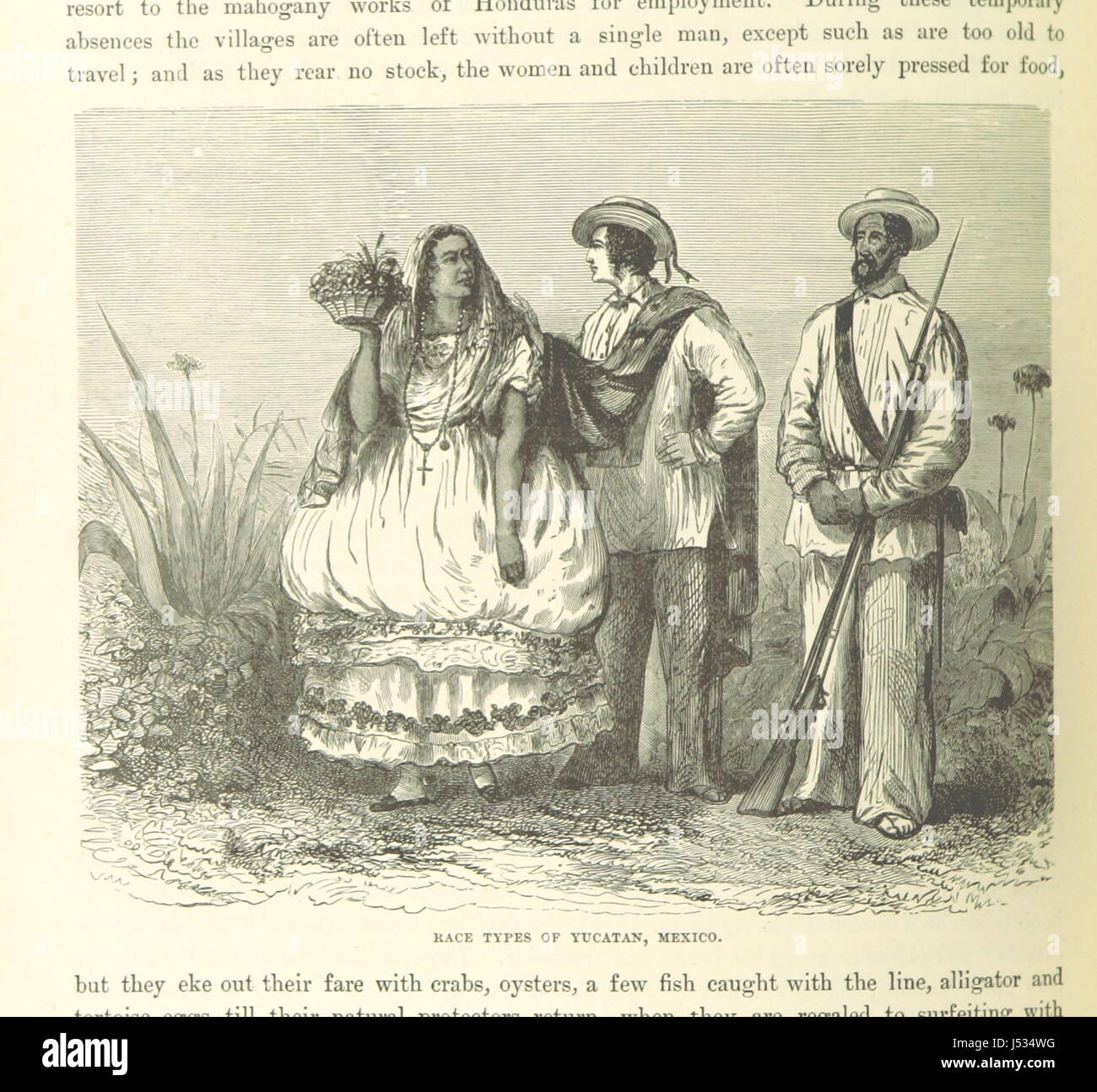 Dieser Titel bezieht sich auf ein illustriertes Buch, das die Eigenschaften, den Zustand und die Bräuche verschiedener Menschengruppen beschreibt. Es scheint eine aktualisierte Ausgabe von "die Rassen der Menschheit" zu sein. Stockfoto