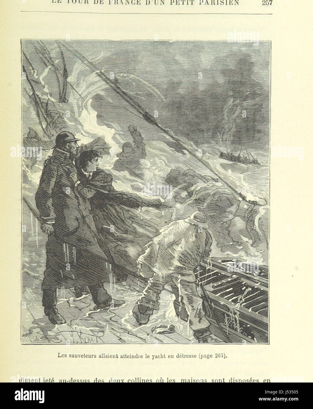 Le Tour de France d ' un petit Parisien, etc. Stockfoto