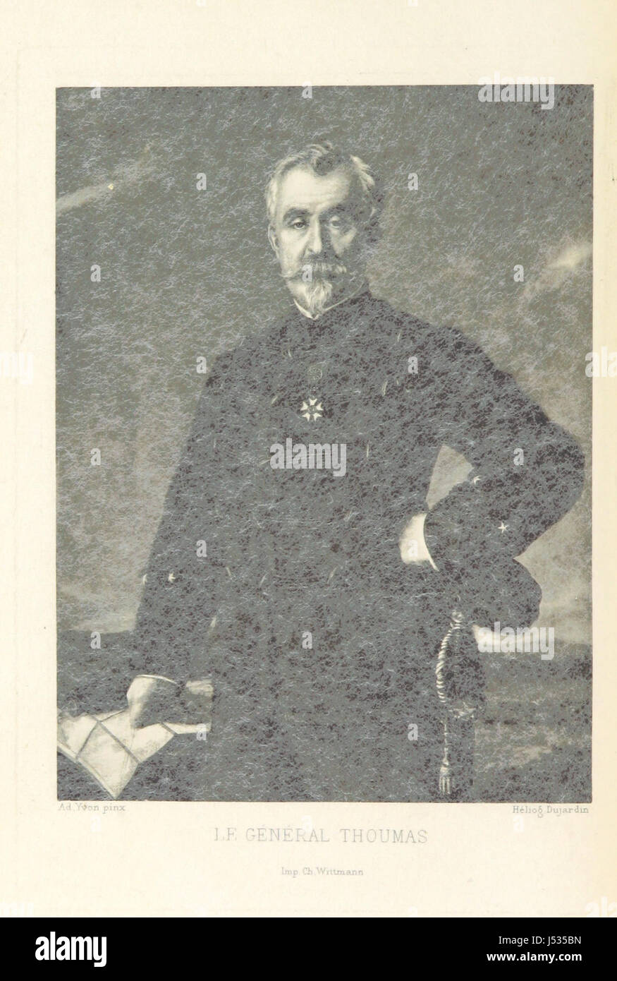 Diese Arbeit spiegelt die Auswirkungen des Deutsch-Französischen Krieges auf französische Städte wie Paris, Tours und Bordeaux wider und bietet historische Einblicke in die Auswirkungen der warâ auf das Land in den Jahren 1870 bis 1871. Stockfoto