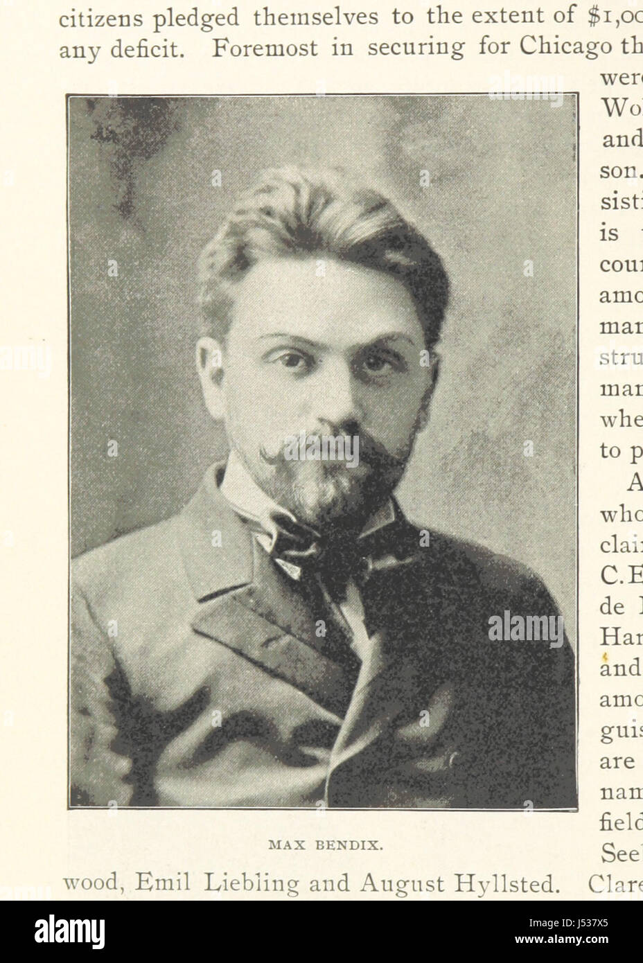 Die Geschichte von Chicago. (Bd. II. von J. Kirkland und C. Kirkland, 1894.) Stockfoto