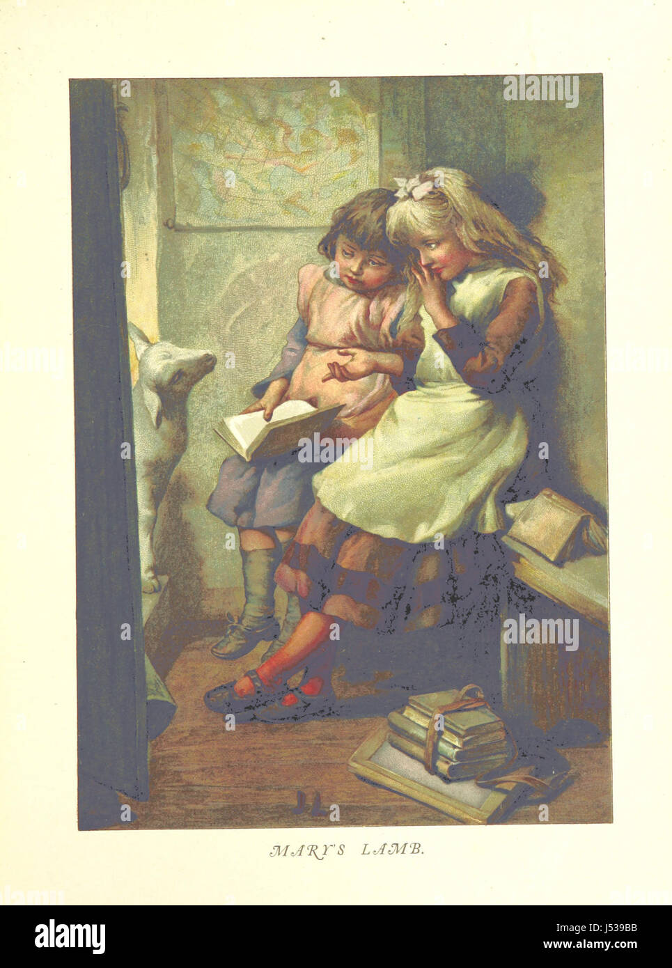 Kindheit-Tal. Die Lieblingssongs der Kindheit, mit neuen Bildern in Farbe von John Lawson, etc. Stockfoto