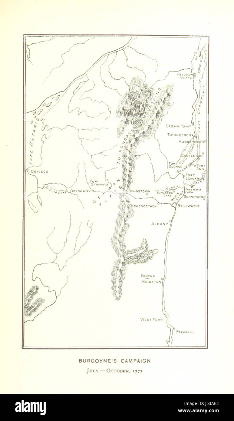 Die amerikanische Revolution Stockfoto