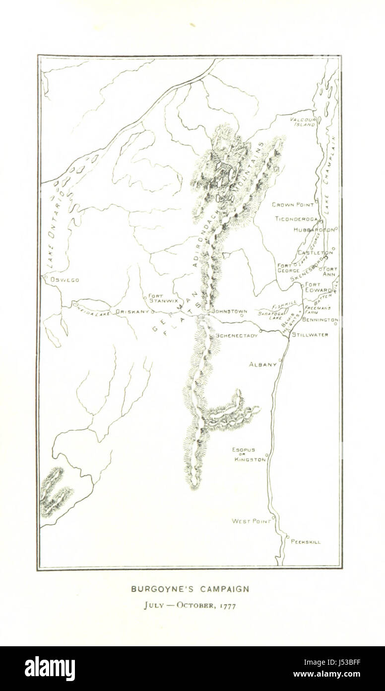 Die amerikanische Revolution Stockfoto