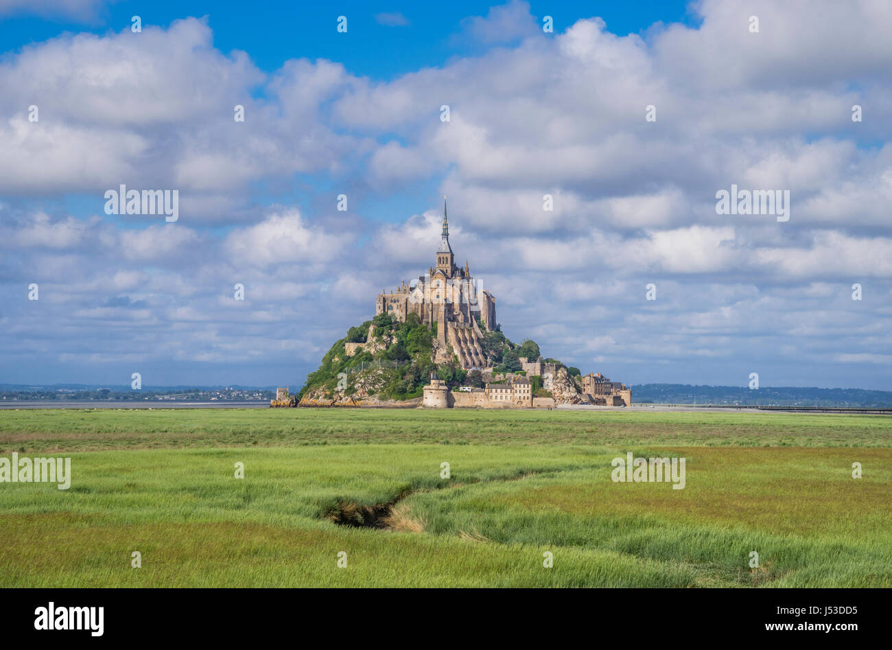 Frankreich, Normandie, Mont Saint-Michel Stockfoto