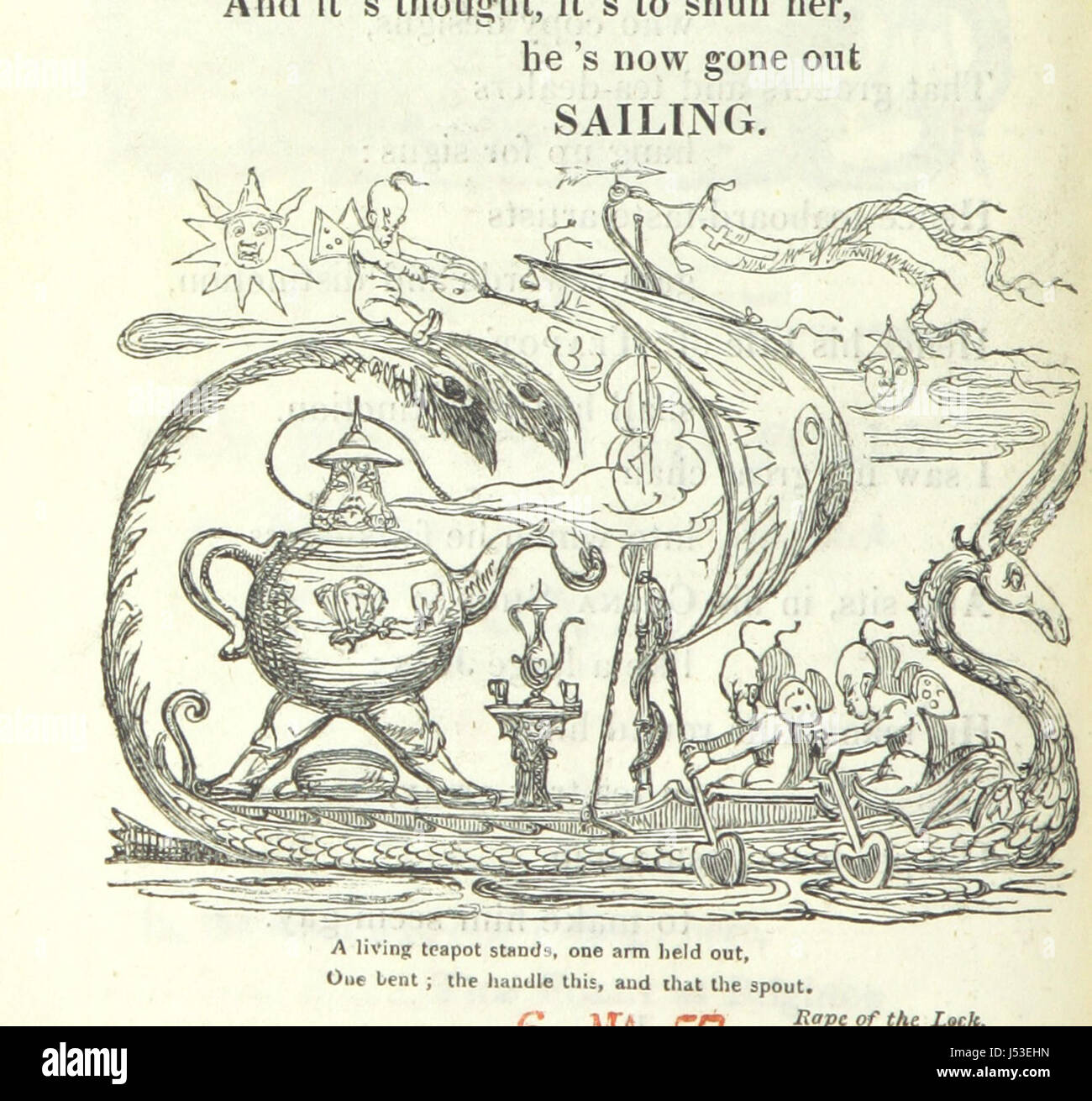 [Der Königin ehelichen Leiter, ein nationales Spielzeug... Der Autor von "The politische House, das Jack built" [d. h. William Hone]... Dritte Auflage. (Zeichnungen von George Cruikshank.)] Stockfoto