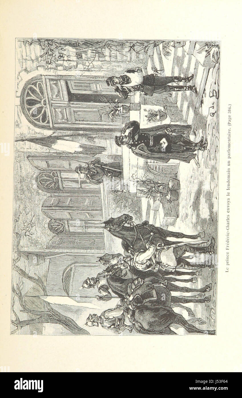 La Retraite Infernale, Armée De La Loire, 1870-1871... Ouvrage Illustré de 26 Gravuren... par Quesnay de Beaurepaire, et d ' une Carte, etc. Stockfoto