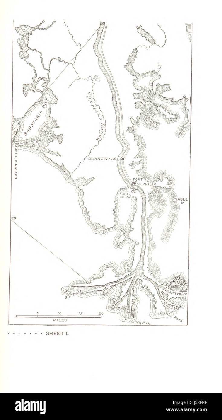 Dieser historische Bericht über das 19. Armeekorps während des Amerikanischen Bürgerkriegs beschreibt seine Bildung, seine Einsätze und seine Rolle innerhalb der Federal Army zwischen 1861 und 1865. Stockfoto