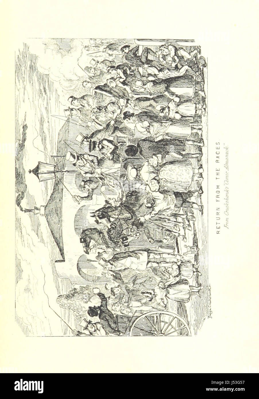 Vor 50 Jahren... (Ein Bild der Gesellschaft in diesem Land als es war, als die Königin den Thron bestiegen hatte.) Mit... Platten und Holzschnitte Stockfoto