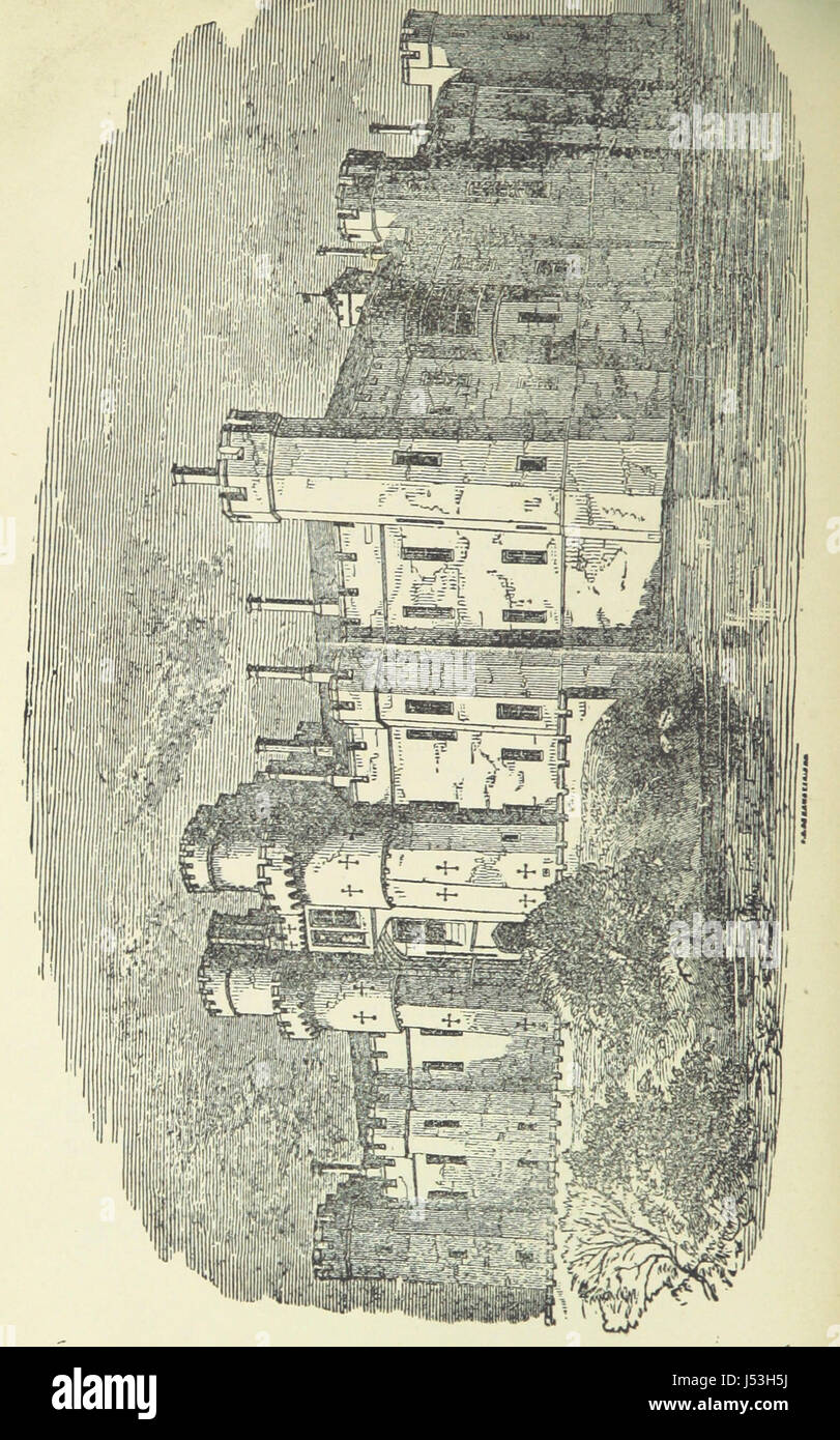 Dieses Handbuch bietet einen ausführlichen Leitfaden zu Herstmonceux Castle und Kirche, der die Geschichte, Architektur und bemerkenswerten Merkmale dieses Wahrzeichens in East Sussex, England, beschreibt. Stockfoto