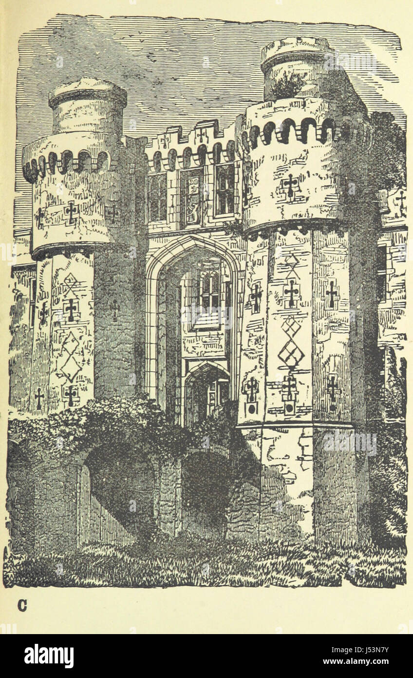 Dieser Leitfaden bietet eine detaillierte Beschreibung von Herstmonceux Castle und der zugehörigen Kirche in East Sussex, England. Es umfasst die Geschichte, Architektur und Bedeutung der Burg und ihrer Anlage. Stockfoto