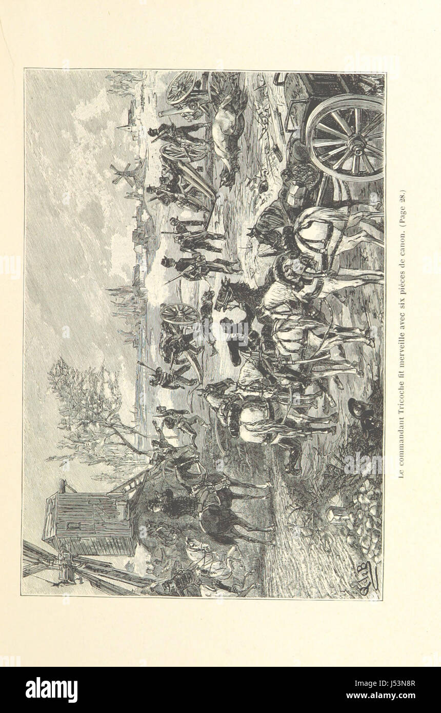 La Retraite Infernale, Armée De La Loire, 1870-1871... Ouvrage Illustré de 26 Gravuren... par Quesnay de Beaurepaire, et d ' une Carte, etc. Stockfoto