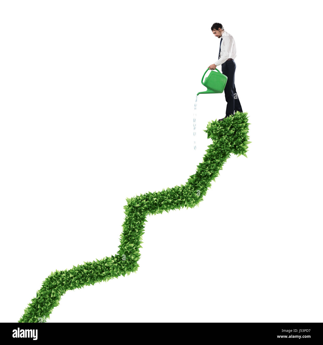 Wächst die Wirtschaft-Gesellschaft Stockfoto