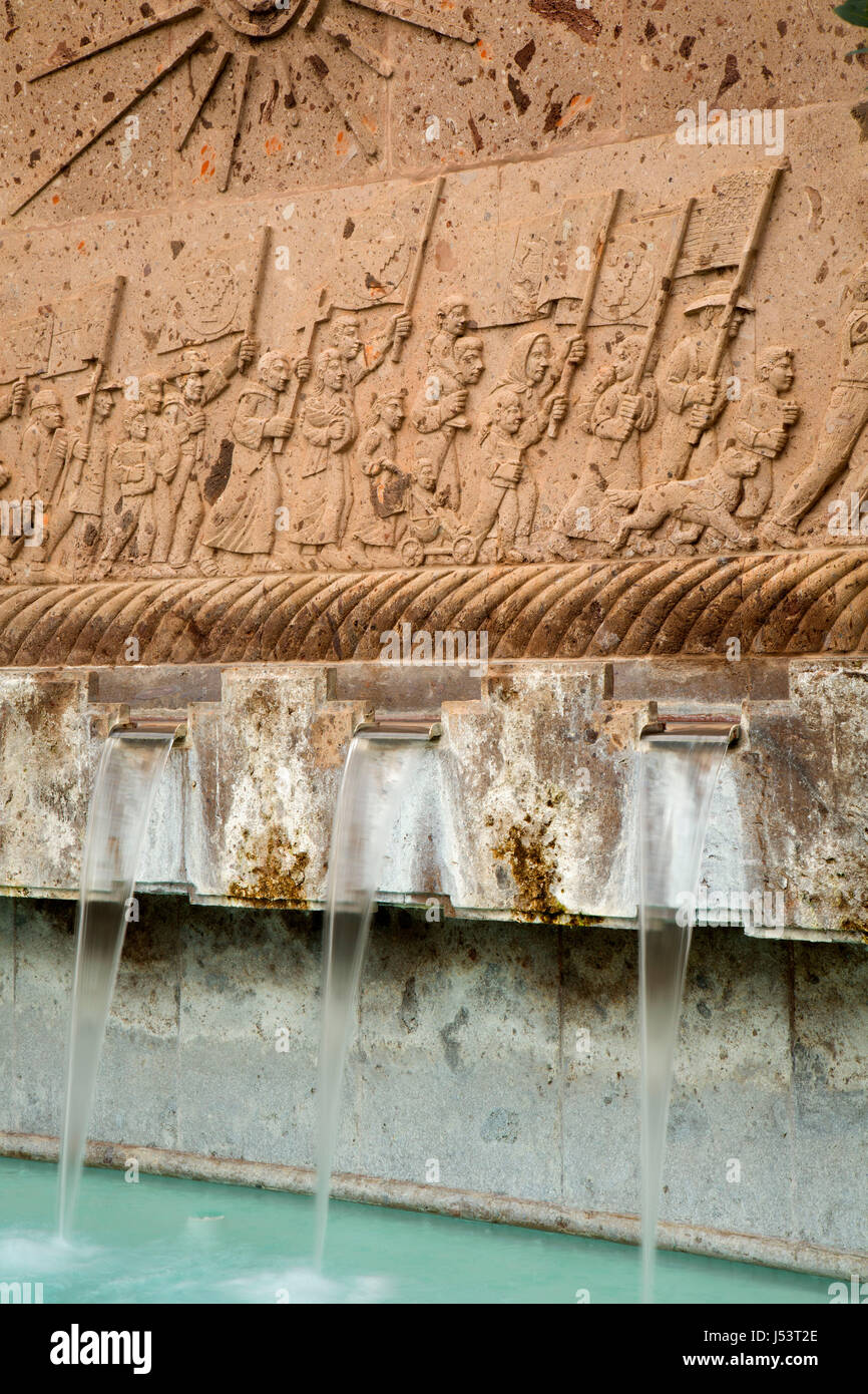 Grabstätte-Brunnen, Cesar Chavez National Monument, California Stockfoto